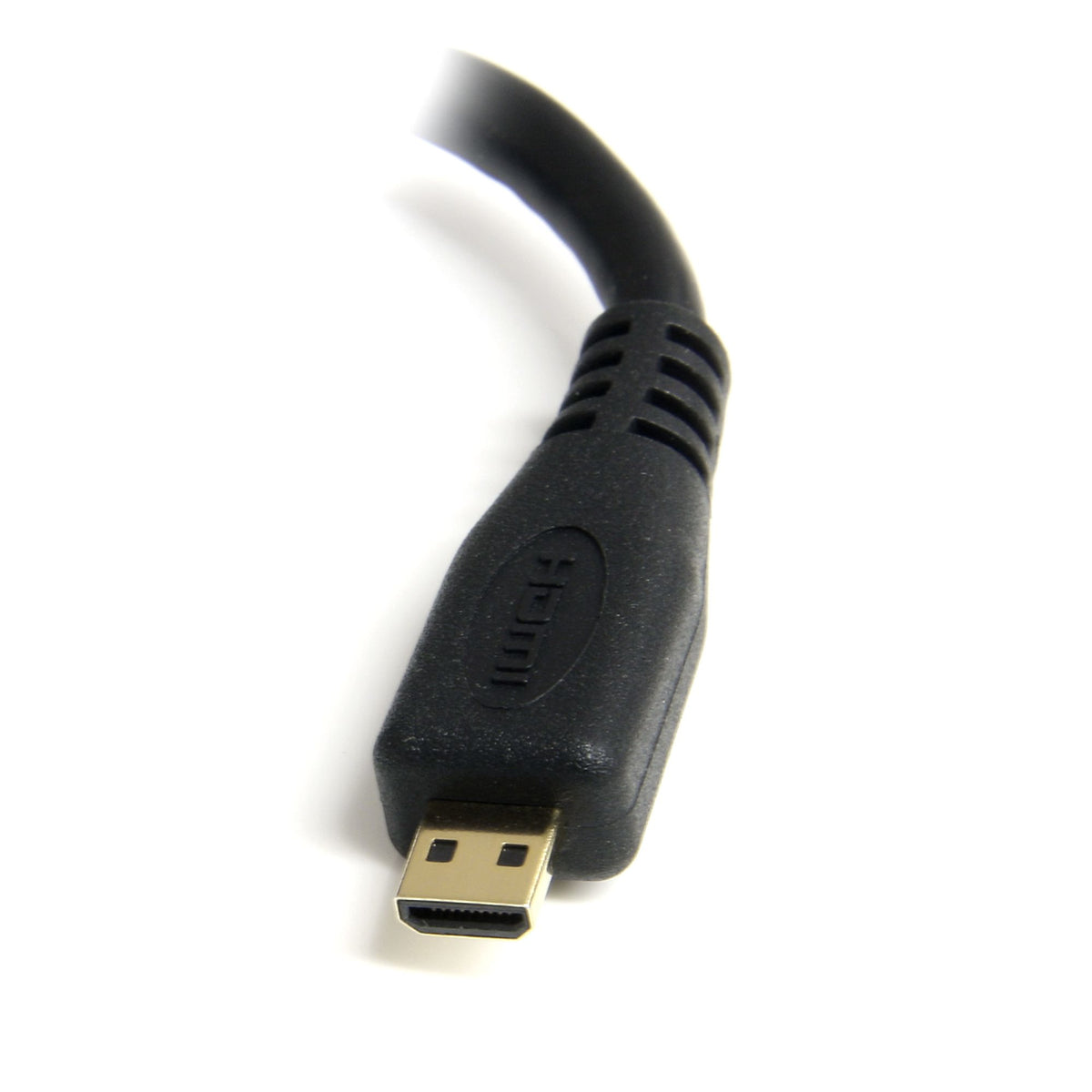 StarTech.com Adaptateur Micro HDMI vers HDMI - 4K 30Hz - Câble/Dongle Convertisseur Micro HDMI Type-D Haute Vitesse vers HDMI 1.4 - Résistant - Écrans, TV & Affichages Ultra HD HDMI - M/F - vue 3