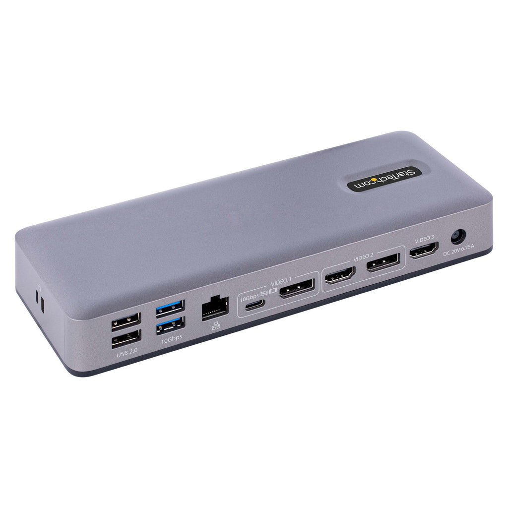 StarTech.com Station d'Accueil USB-C - Hub USB-C Multi-Moniteur HDMI/DP/DP Alt Mode - 3x 4K30 / 2x 4K60 - Dock USB 7 por