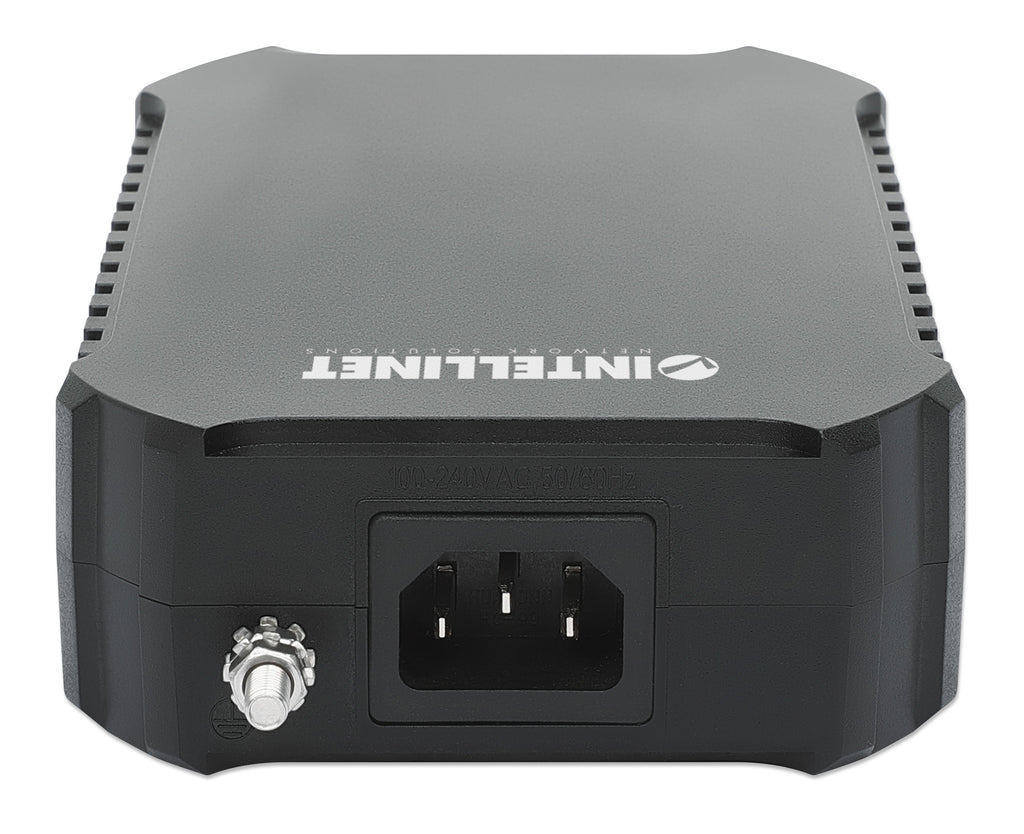 Intellinet Injecteur PoE++ 10G 1 Port 95W IEEE 802.3bt 4PPoE Boîtier Métallique