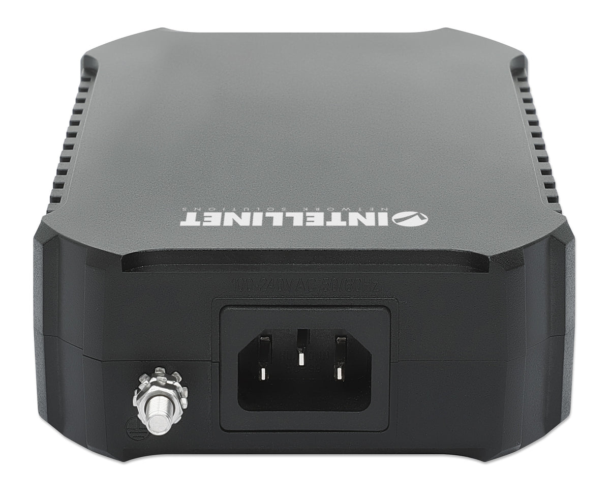Intellinet Injecteur PoE++ 10G 1 Port 95W IEEE 802.3bt 4PPoE Boîtier Métallique