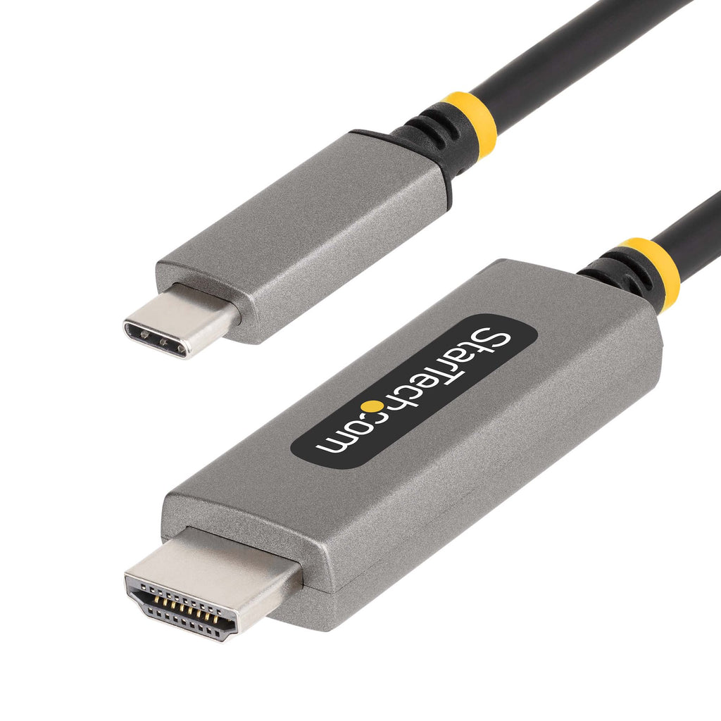 StarTech.com Câble Adaptateur USB-C vers HDMI 2.1, 8K 60Hz / 4K 144Hz, HDR10, 1m