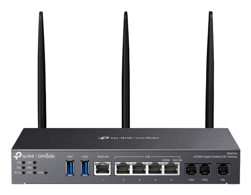 TP-Link Omada AX3000 Routeur Sans Fil Gigabit Ethernet Bi-bande 2,4 GHz / 5 GHz, Noir