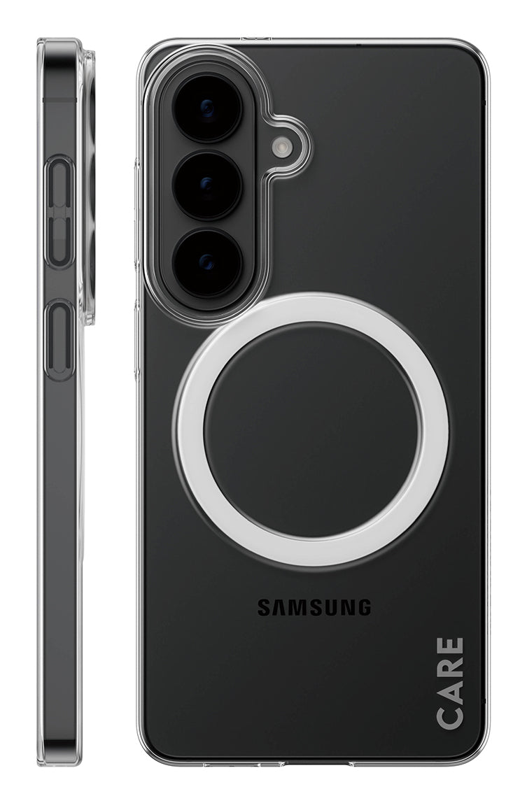 PanzerGlass CARE™ by ® SL1M Case Transparent w. Qi Samsung Galaxy S26 coque de protection pour téléphones portables 16 cm (6.3") Housse