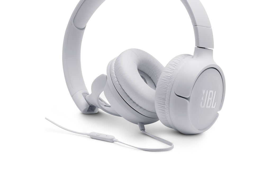 JBL Tune 500 Casque Avec fil Arceau Appels/Musique Blanc