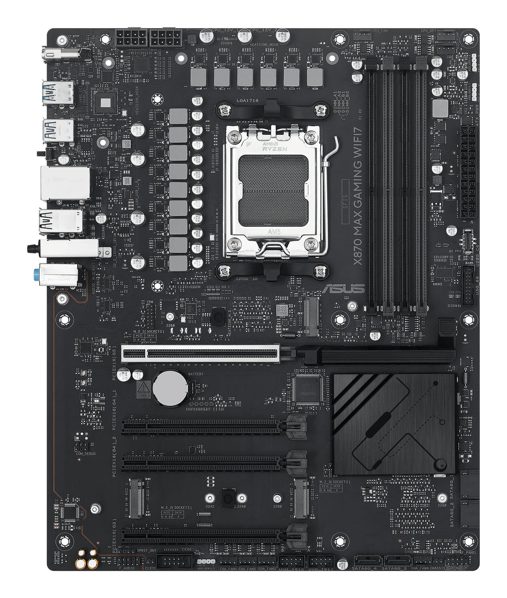 ASUS X870 MAX GAMING WIFI7 Carte Mère AMD X870 Socket AM5 ATX