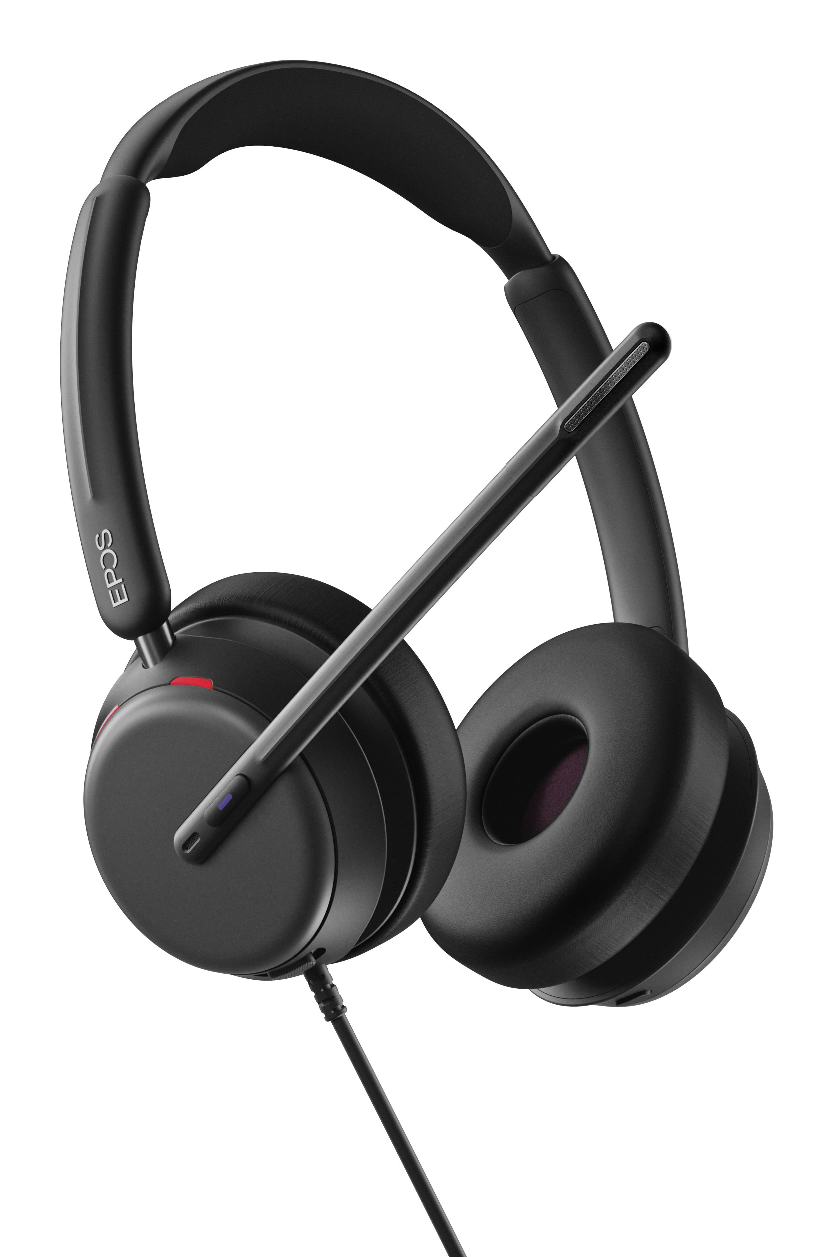 Lenovo 4Z21P85373 casque Avec fil Arceau Bureau/Centre d'appels USB Type-C / USB Type-A Noir