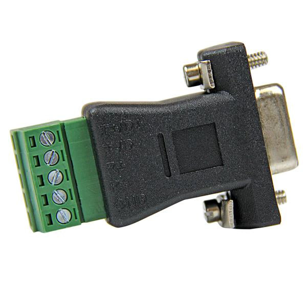 StarTech.com Adaptateur Série RS422 RS485 DB9 vers Bornier, Noir
