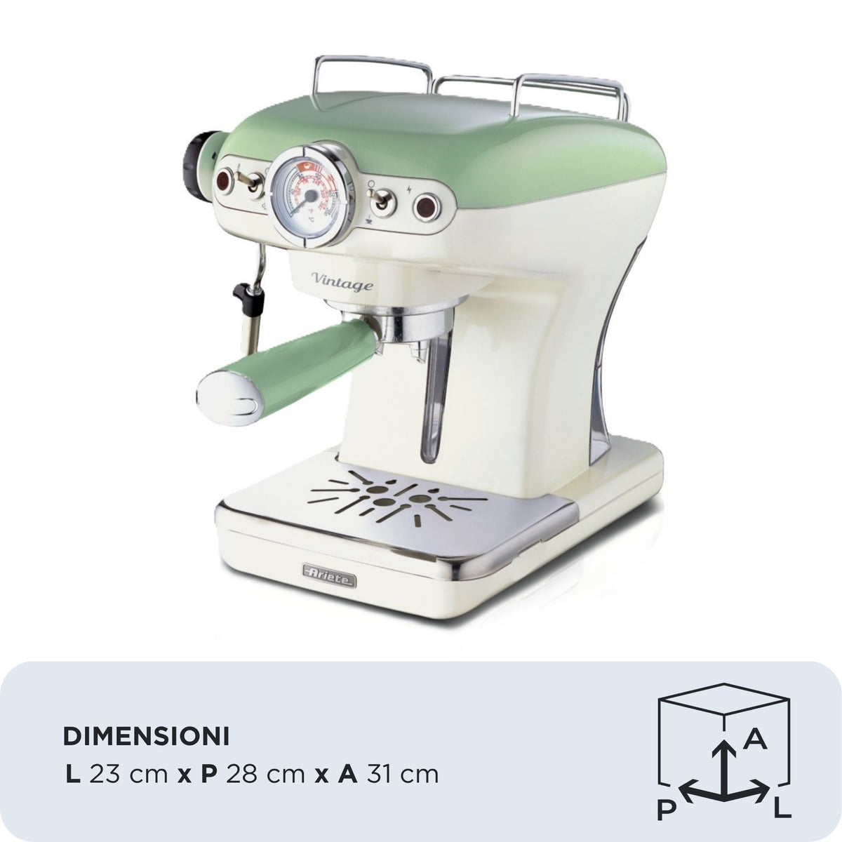 Ariete 1389/14 Manuel Machine à expresso 0,9 L - vue 2