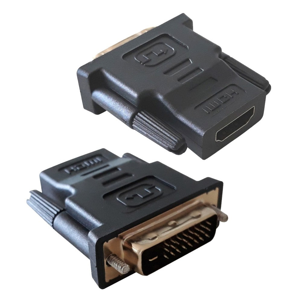 Adaptateur DVI-D vers HDMI Mâle/Femelle, Noir