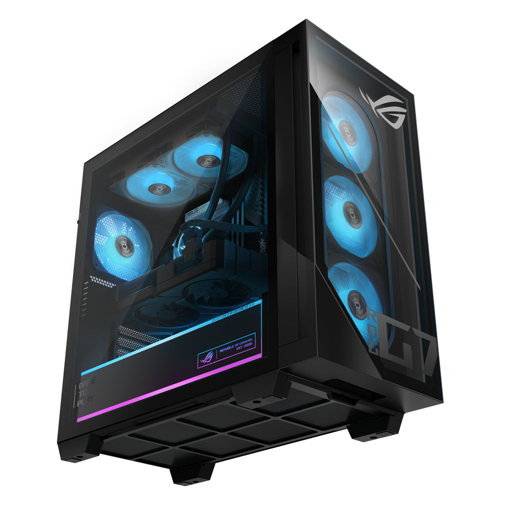 ASUS ASUS ROG G700 GM700TZ-R9800X064W AMD Ryzen™ 7 9800X3D 64 Go DDR5-SDRAM 1 To SSD NVIDIA GeForce RTX 5070 Windows 11 Home Tower PC Noir