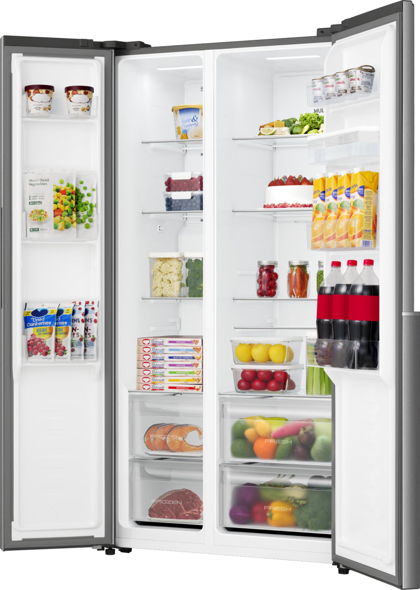 Gorenje NRS917E41XWD frigo américain Pose libre 541 L Gris