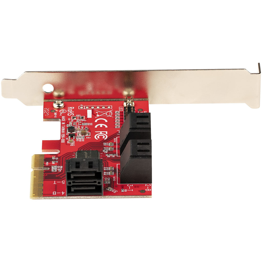 StarTech.com Carte Contrôleur PCIe SATA 6 ports 6Gbps ASM1166 Non-Raid PCI Express 3.0