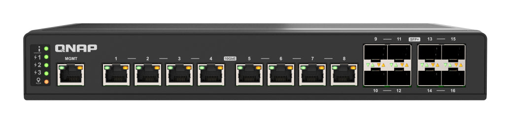 QNAP QSW-IM3216-8S8T commutateur réseau Géré L2 10G Ethernet (100/1000/10000) Noir