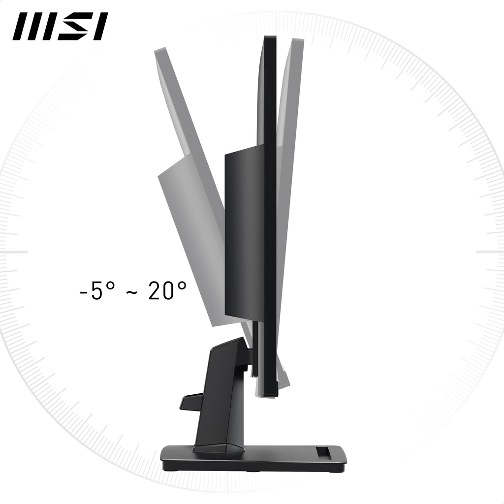 MSI Pro MP245G écran plat de PC 60,5 cm (23.8") 1920 x 1080 pixels Full HD LCD Noir