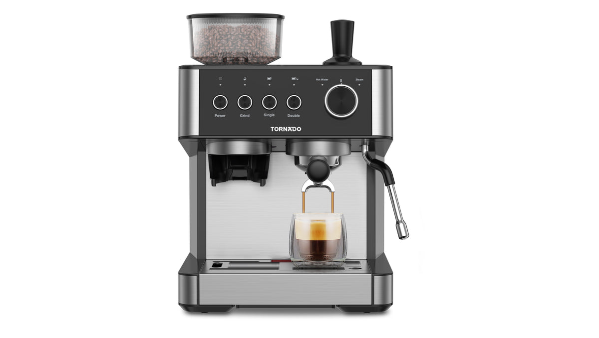 Machine à Expresso Semi-automatique TCM5431-GS, Réservoir 2,3 L, Argent