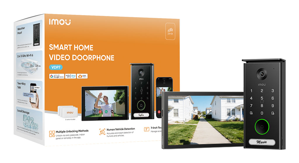 Imou VDP7 système vidéophone 5 MP 17,8 cm (7") Noir