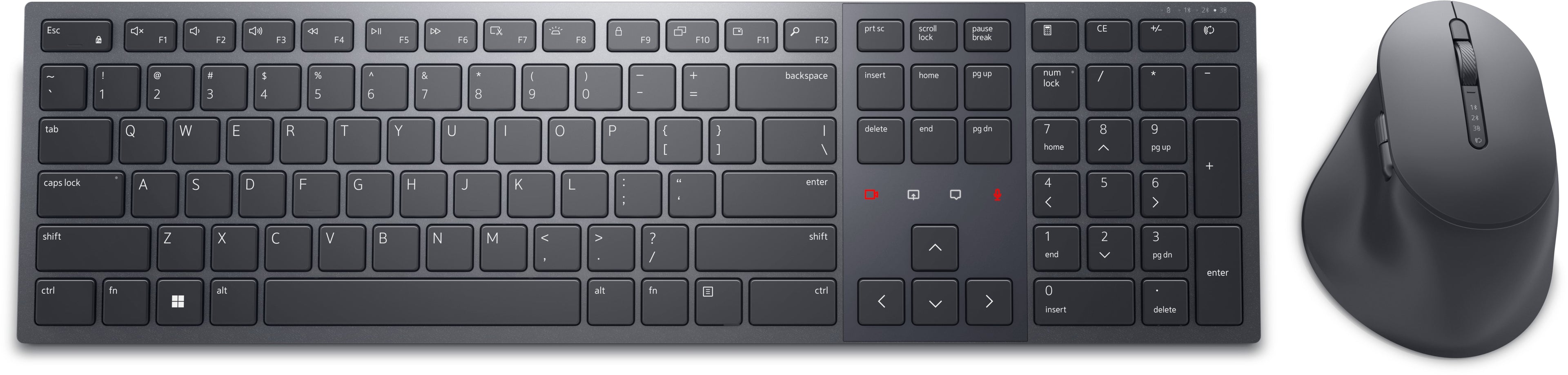 DELL Clavier et souris de collaboration Pro Premium - KM900 - États-Unis international (QWERTY)