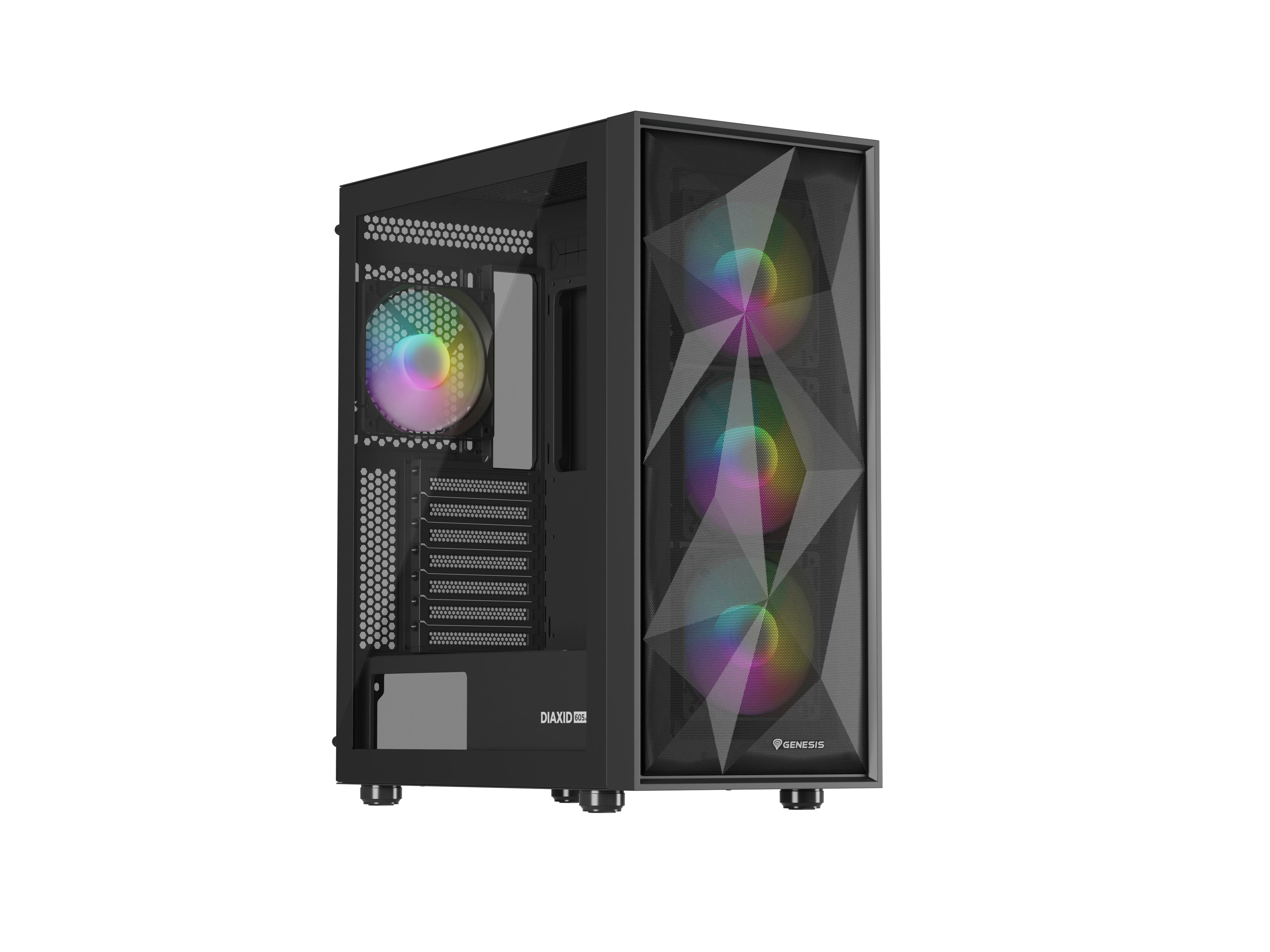 GENESIS Diaxid 605 ARGB Midi Tower Noir