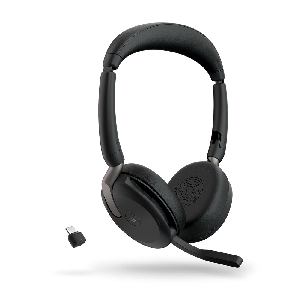 Jabra Evolve2 65 Flex Casque Sans fil Arceau Bureau/Centre d'appels USB Type-C Bluetooth