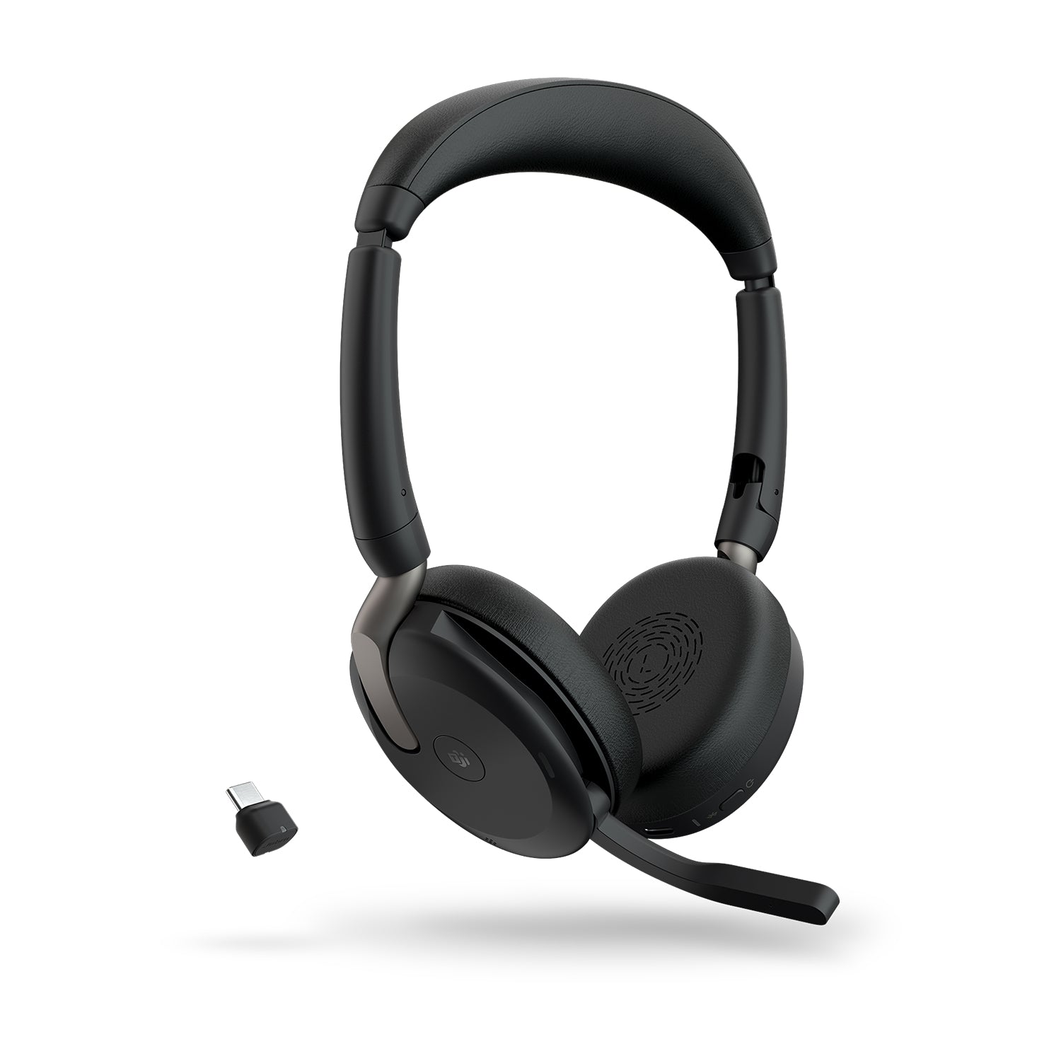 Jabra Evolve2 65 Flex Casque Sans fil Arceau Bureau/Centre d'appels USB Type-C Bluetooth Socle de chargement