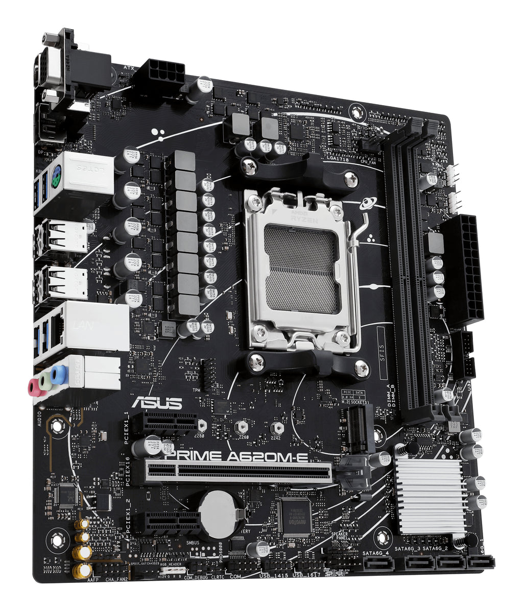 ASUS PRIME A620M-E-CSM AMD A620 Emplacement AM5 micro ATX
