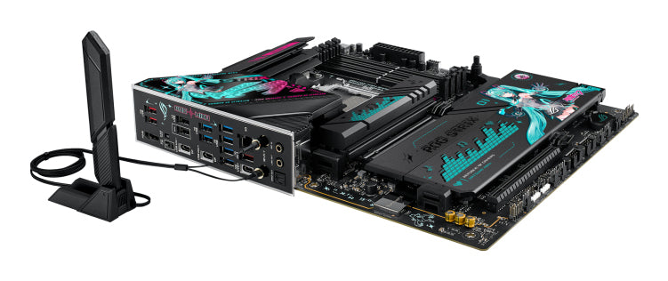 ASUS ROG STRIX X870E-H Gaming WiFi 7 Hatsune Miku Edition Carte Mère AMD X870E Socket AM5 ATX