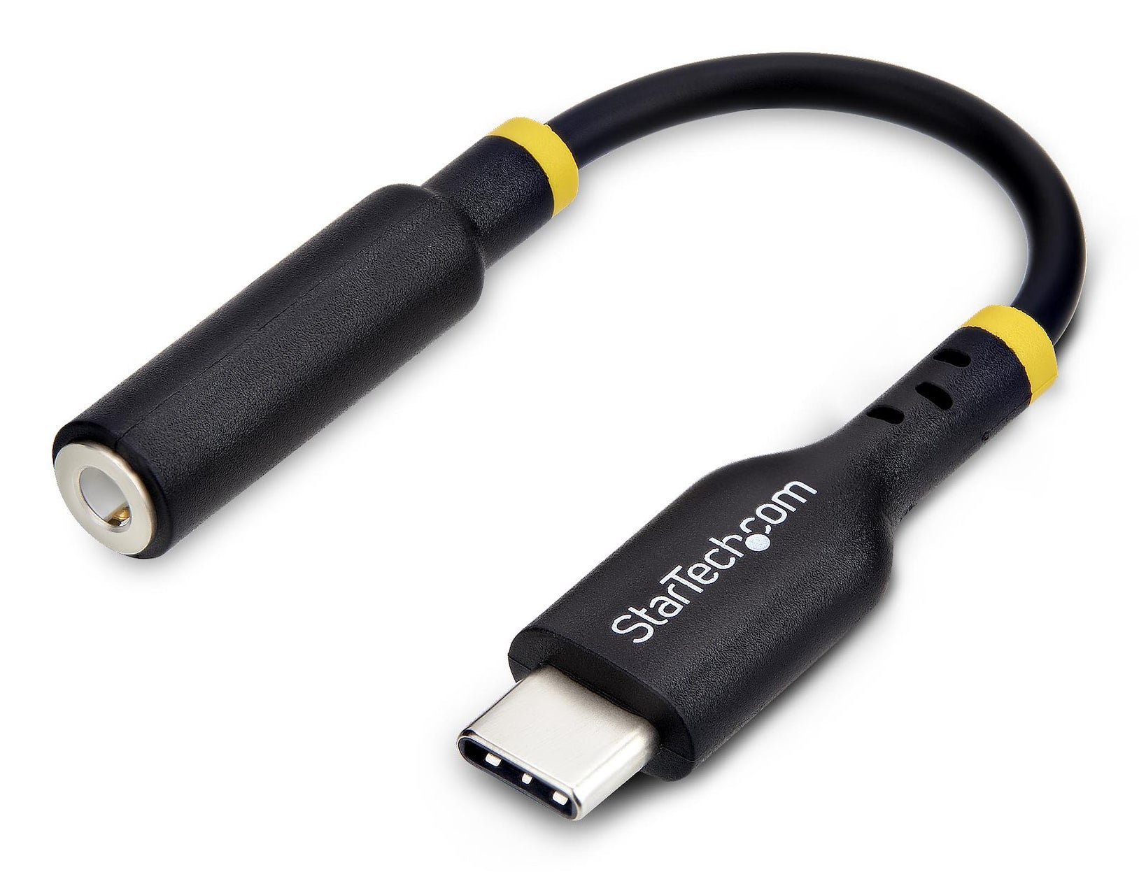 StarTech.com Adaptateur Audio USB-C vers Prise Casque/Casque 3,5 mm TRRS, Dongle Aux USB Type-C vers Jack, Hi-Fi 32-bit DAC, pour Ordinateur Portable/Téléphone/Tablette, Compatible USB-C/Thunderbolt
