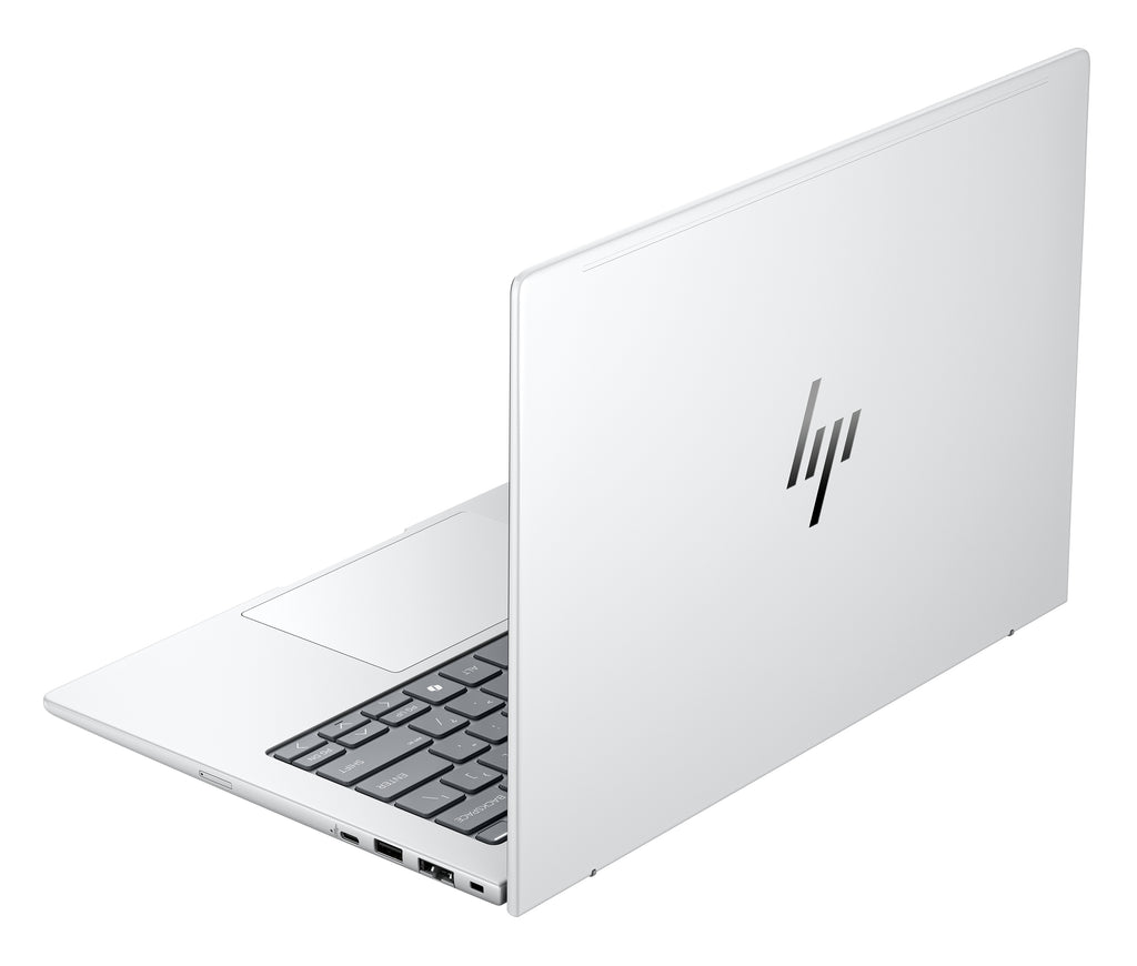 HP EliteBook 8 G1i AI Intel Core Ultra 5 225U Ordinateur portable 35,6 cm (14") WUXGA 32 Go DDR5-SDRAM 512 Go SSD Wi-Fi 7 (802.11be) Windows 11 Pro AI PC Argent - vue 3