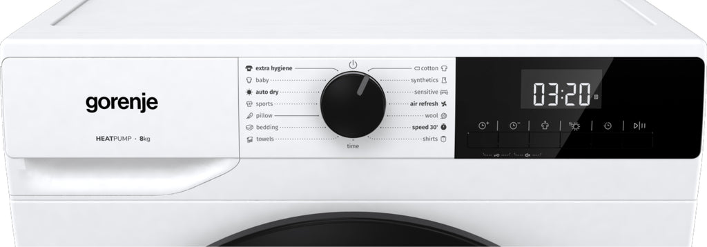 Gorenje DHNE82 sèche-linge Pose libre Charge avant 8 kg Blanc