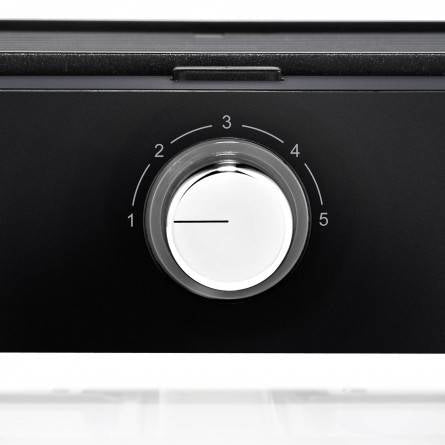 WMF LONO Tischgrill Quadro Gril de Contact, 1250 W, Noir et Chrome