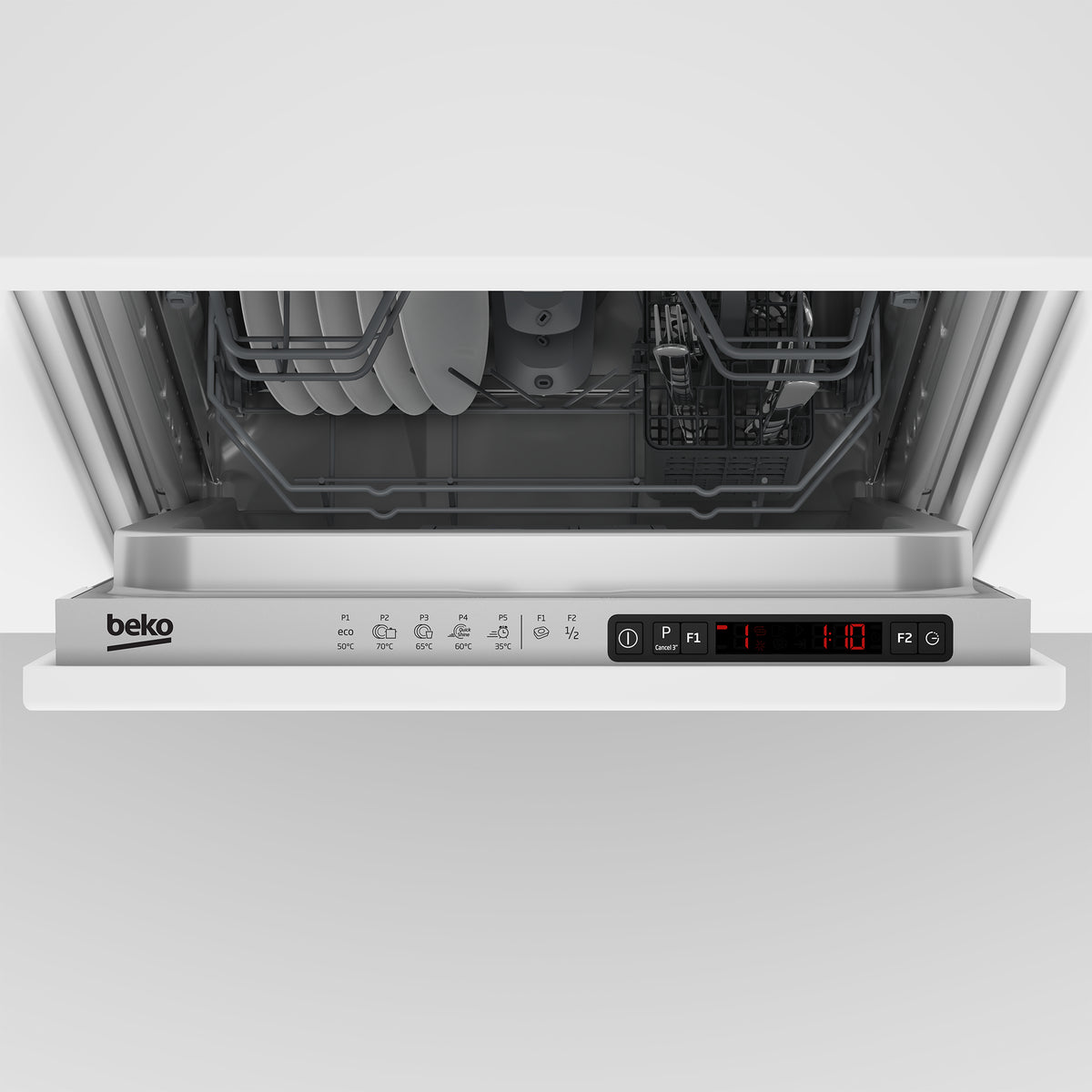 Beko DIS35023E Entièrement intégré 10 couverts - vue 2
