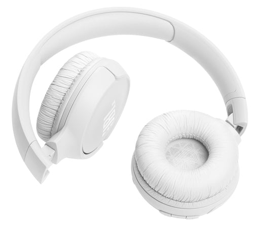 JBL Tune 520BT Casque Sans Fil Bluetooth, Arceau, Appels et Musique, USB Type-C, Blanc