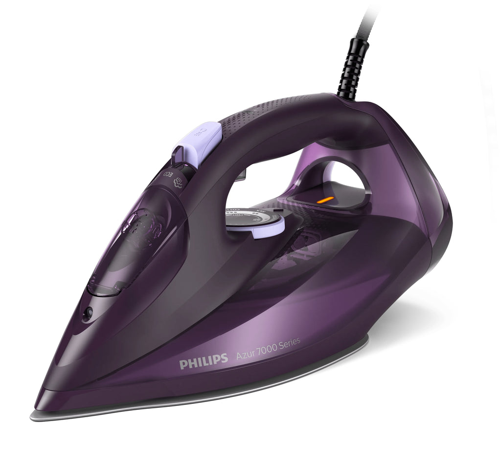Philips 7000 series DST7051/30 Fer à Vapeur, Semelle SteamGlide Elite, 2800 W, Violet