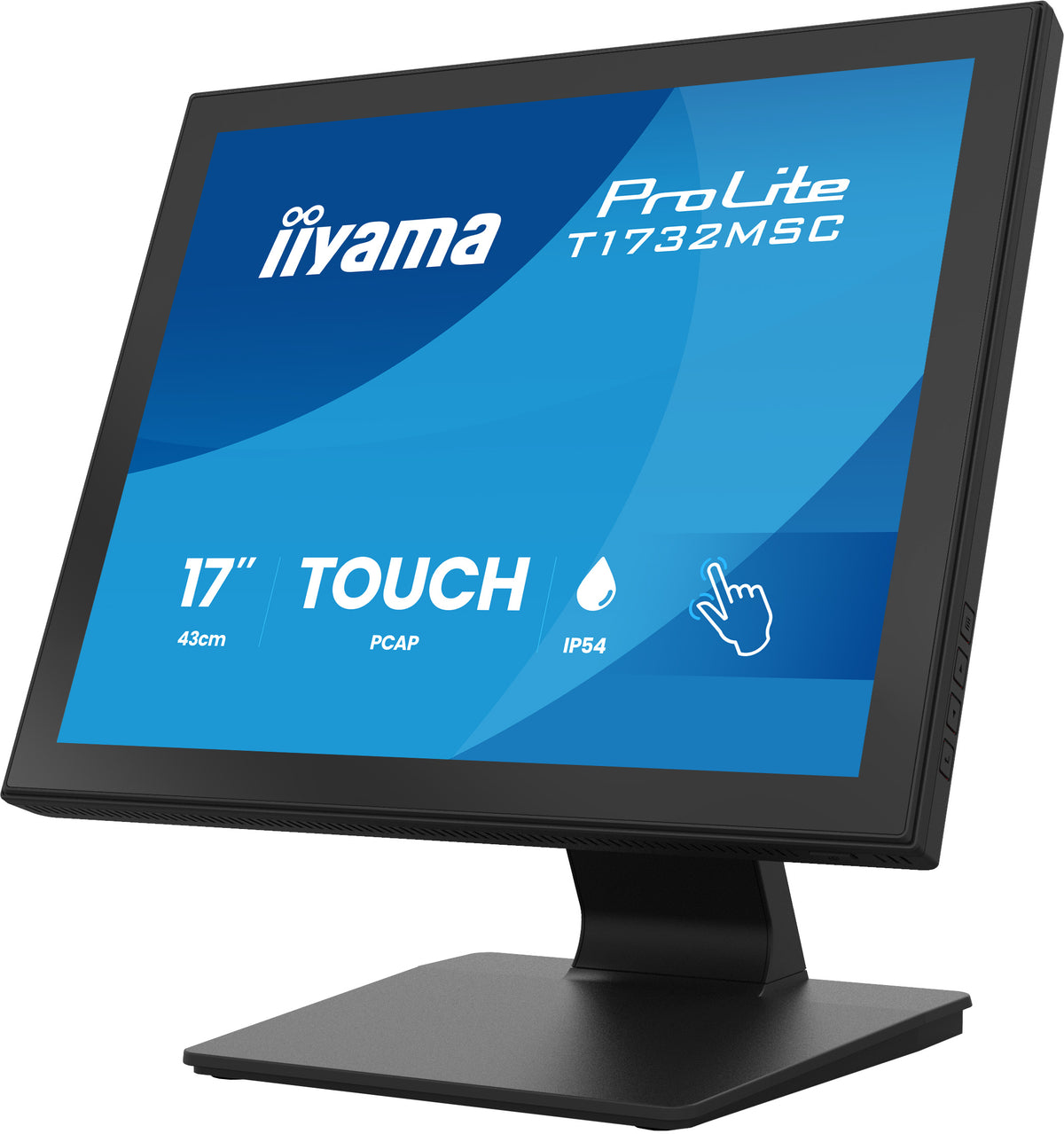 iiyama ProLite T1732MSC-B2S écran plat de PC 43,2 cm (17") 1280 x 1024 pixels SXGA LED Écran tactile Noir