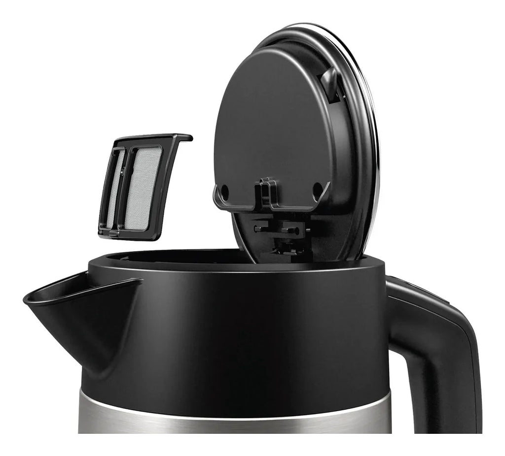 Bosch Bosch TWK4P440 bouilloire 1,7 L 2400 W Noir, Acier inoxydable