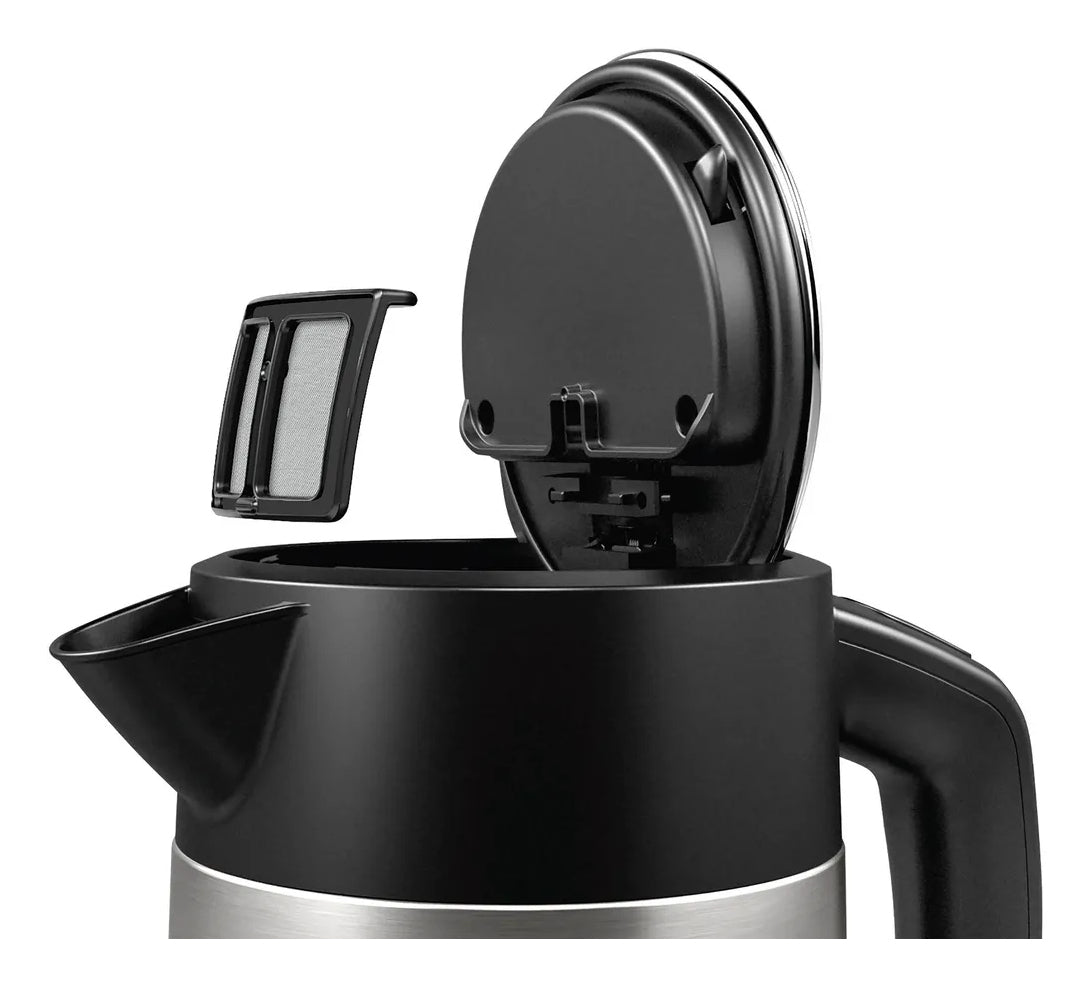Bosch Bosch TWK4P440 bouilloire 1,7 L 2400 W Noir, Acier inoxydable