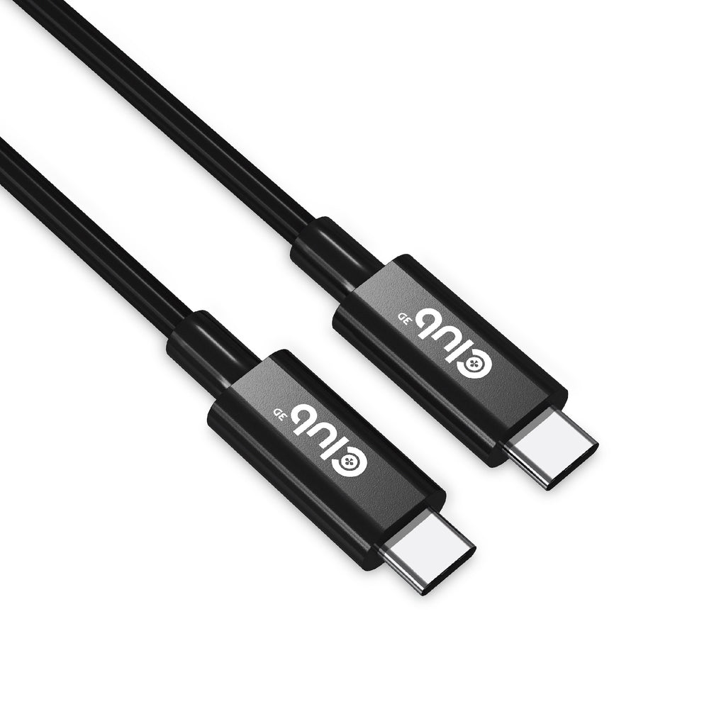 CLUB3D CAC-1579 câble USB USB4 Gen 3x2 3 m USB C 40 Gbit/s 240 W Noir