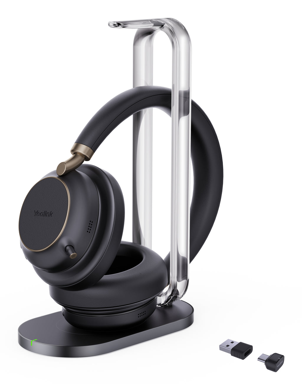 Yealink BH76 Plus Casque UC Noir USB-C/A avec Support de Charge