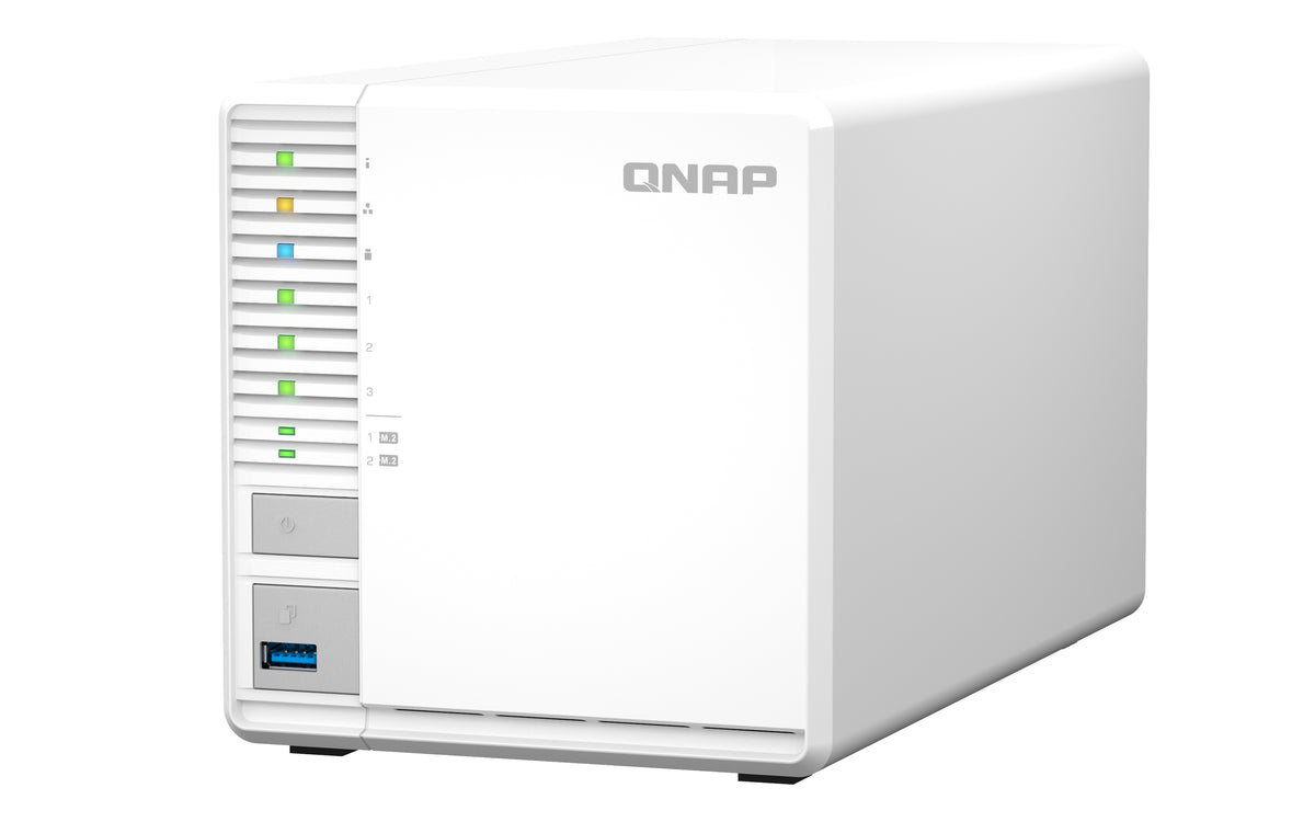 QNAP TS-364 NAS Tower Intel Celeron N5095 8 Go DDR4 Blanc