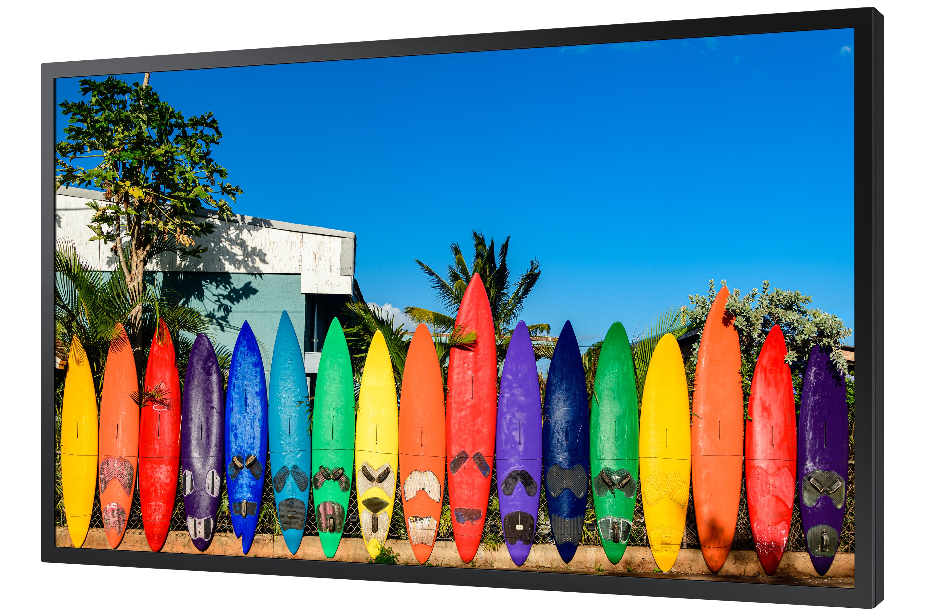 Samsung OM55B Écran plat de signalisation numérique 139,7 cm (55") LCD Wifi 3000 cd/m² 4K Ultra HD Noir Intégré dans le processeur Tizen 5.0 24/7