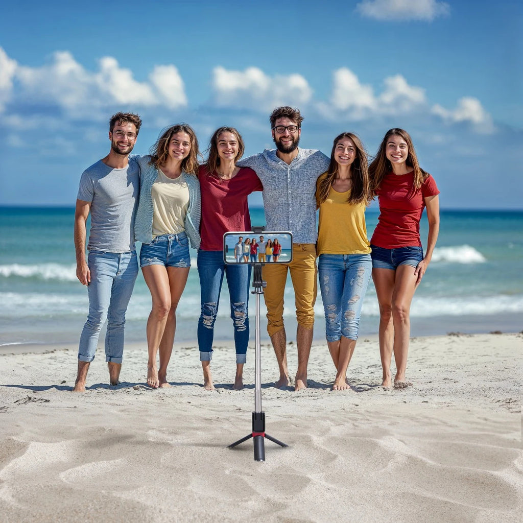 Hama Fancy Stand 70 II Perche à Selfies et Trépied pour Smartphone, Noir