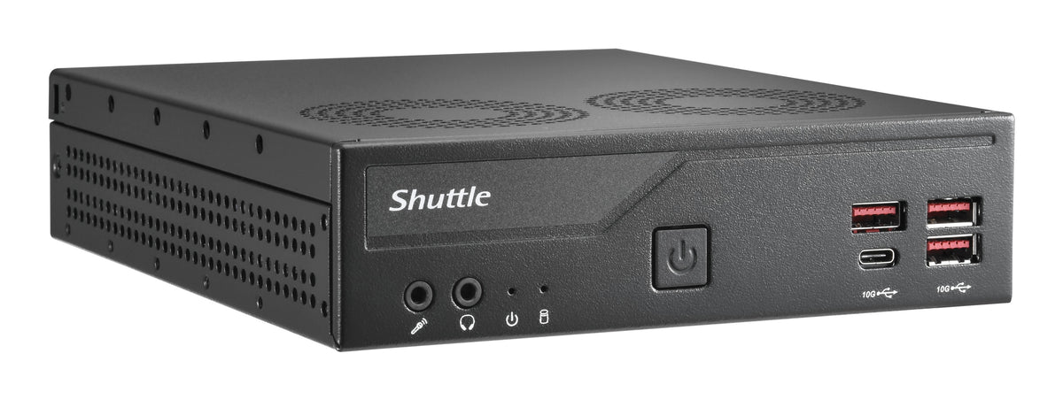 Shuttle Slim PC DB860 S1851, 2x HDMI, 1x DP, 1x USB-C, 2x LAN, VESA