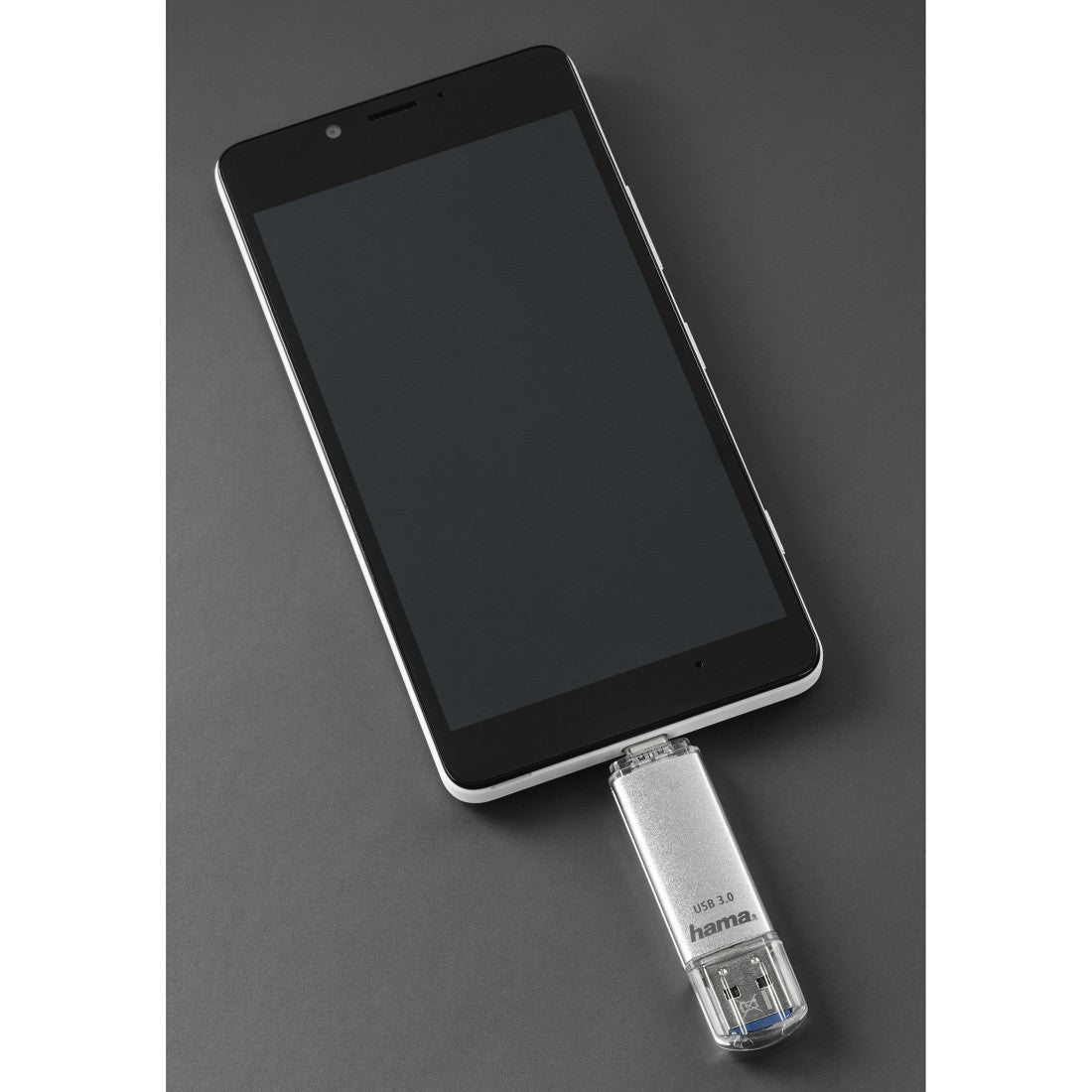 Hama C-Laeta lecteur USB flash 64 Go USB Type-A / USB Type-C 3.2 Gen 1 (3.1 Gen 1) Argent