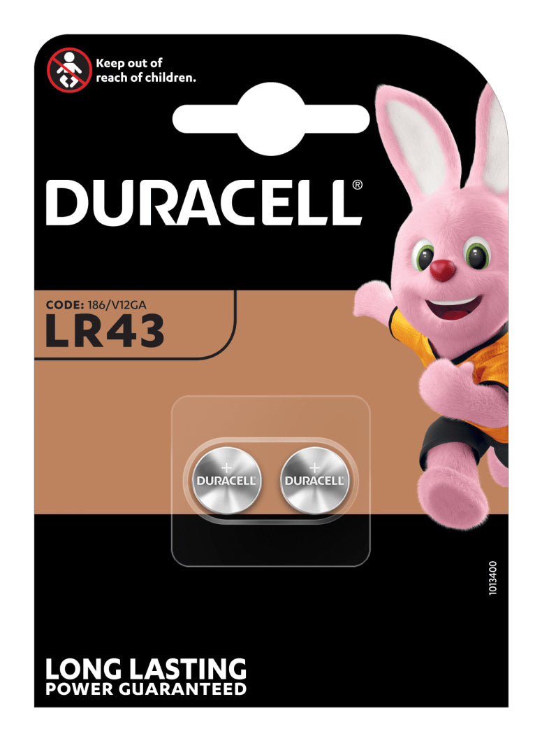 Duracell LR43 Batterie à usage unique SR43 Alcaline