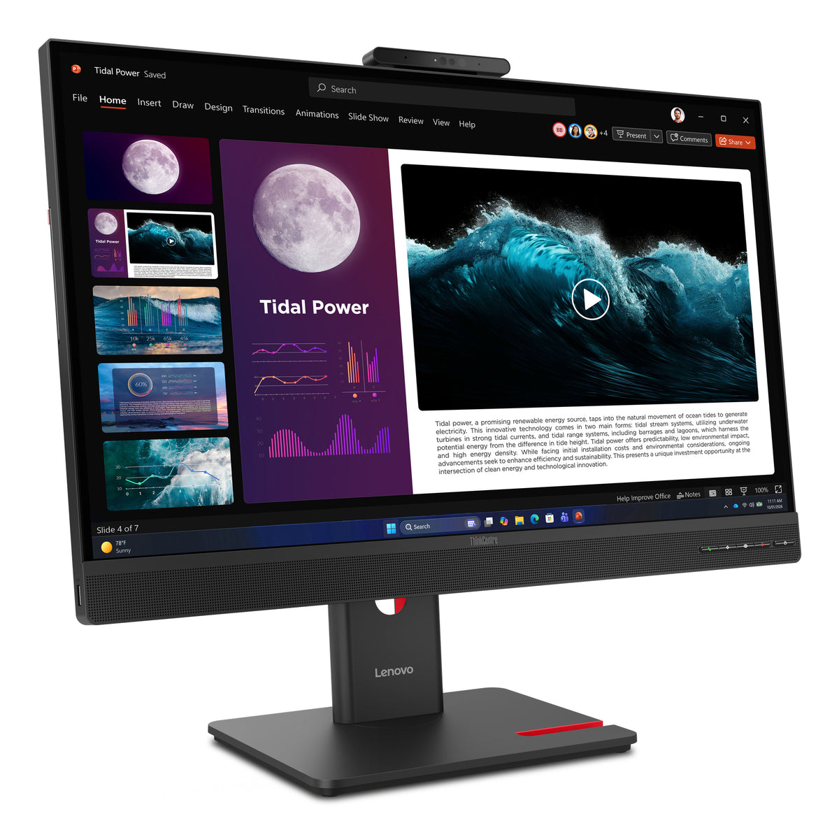 Lenovo ThinkCentre TIO27 Gen6 Moniteur