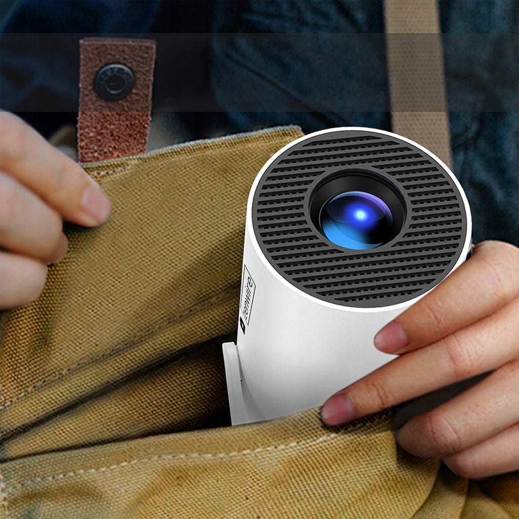Mini-projecteur Android portable avec Wi-Fi, projection Full HD et Bluetooth, équipé d'une batterie Zenwire K400
