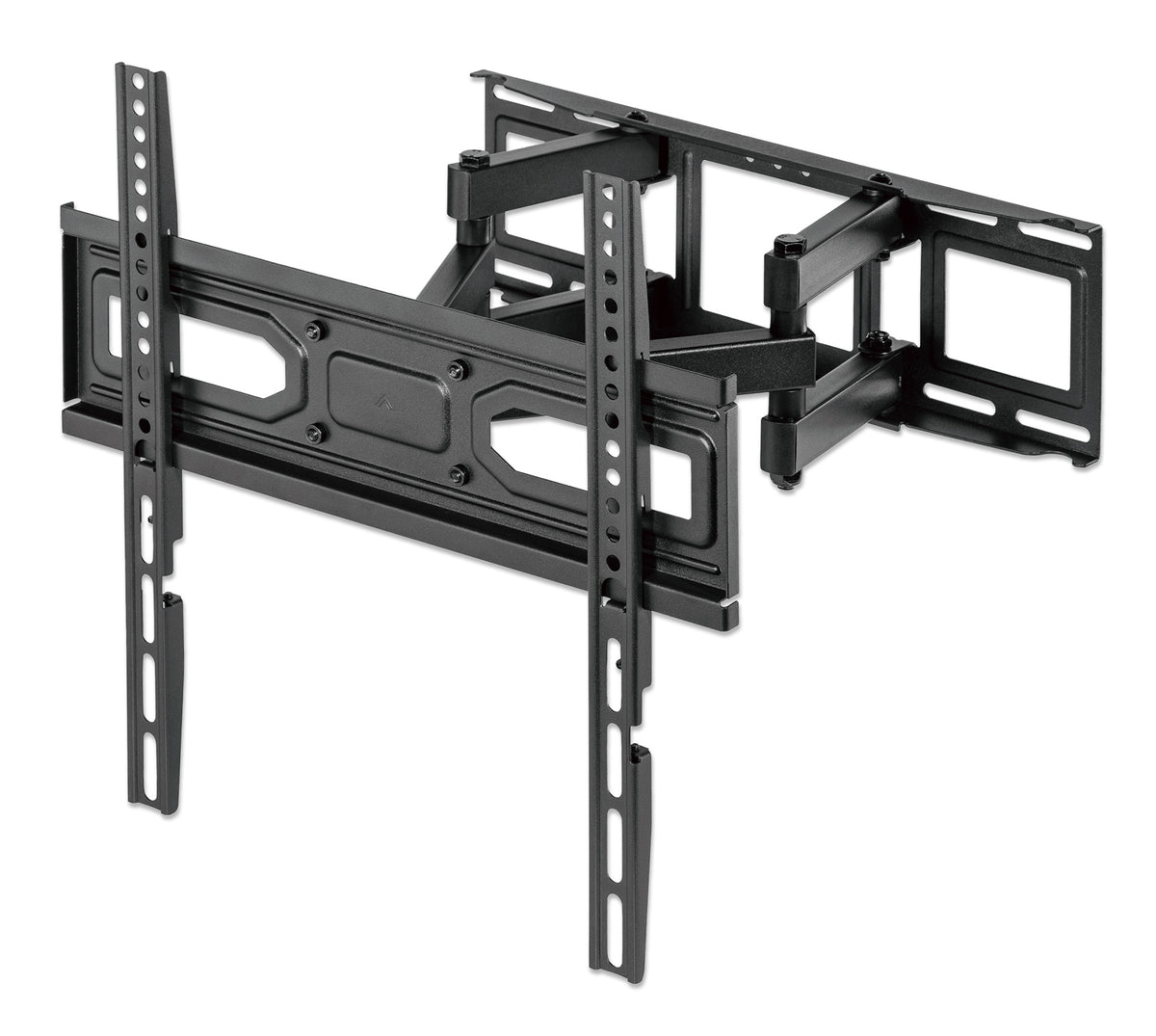 Manhattan Support Mural Articulé pour TV et Moniteurs 32" à 55", VESA 100x100 à 400x400 mm, Charge Max 40 kg, Noir