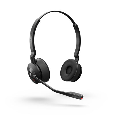 Jabra Engage 55 MS Stereo Casque Sans Fil pour Bureau et Centre d'appels, USB Type-A, Noir