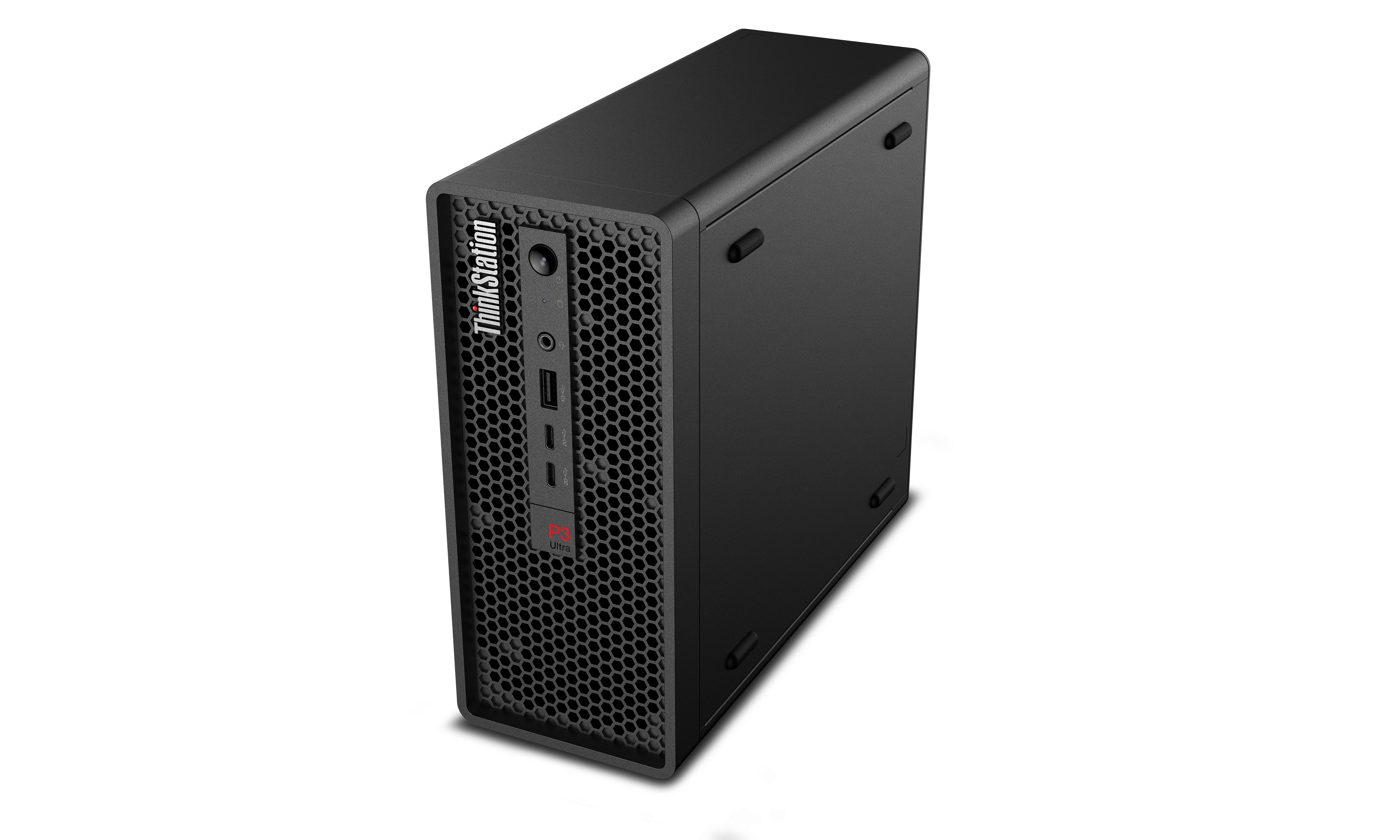 Lenovo ThinkStation P3 Ultra SFF Gen 2 Intel Core Ultra 7 265K 32 Go DDR5-SDRAM 1 To SSD NVIDIA RTX A1000 Windows 11 Pro Mini Tower Station de travail Noir