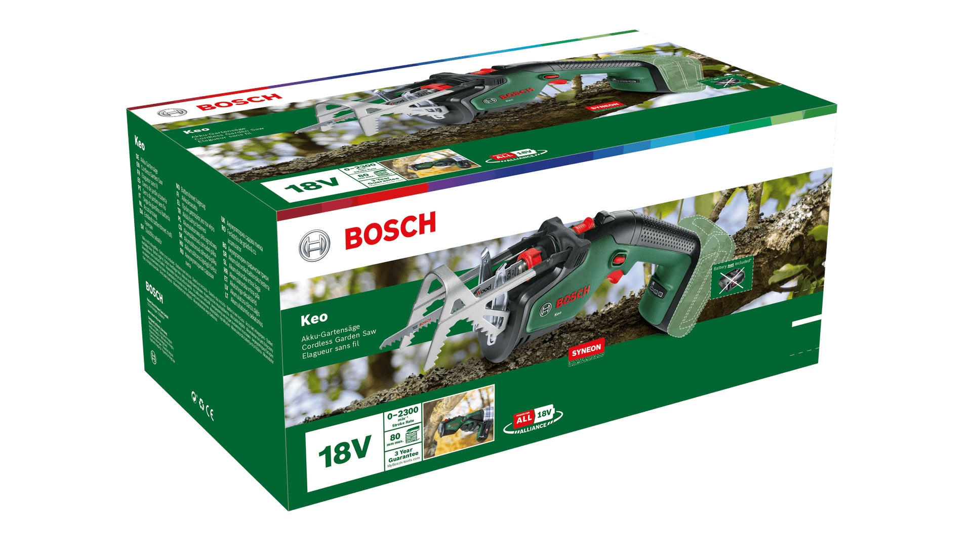 Bosch Bosch Keo 2300 spm Noir, Vert, Rouge